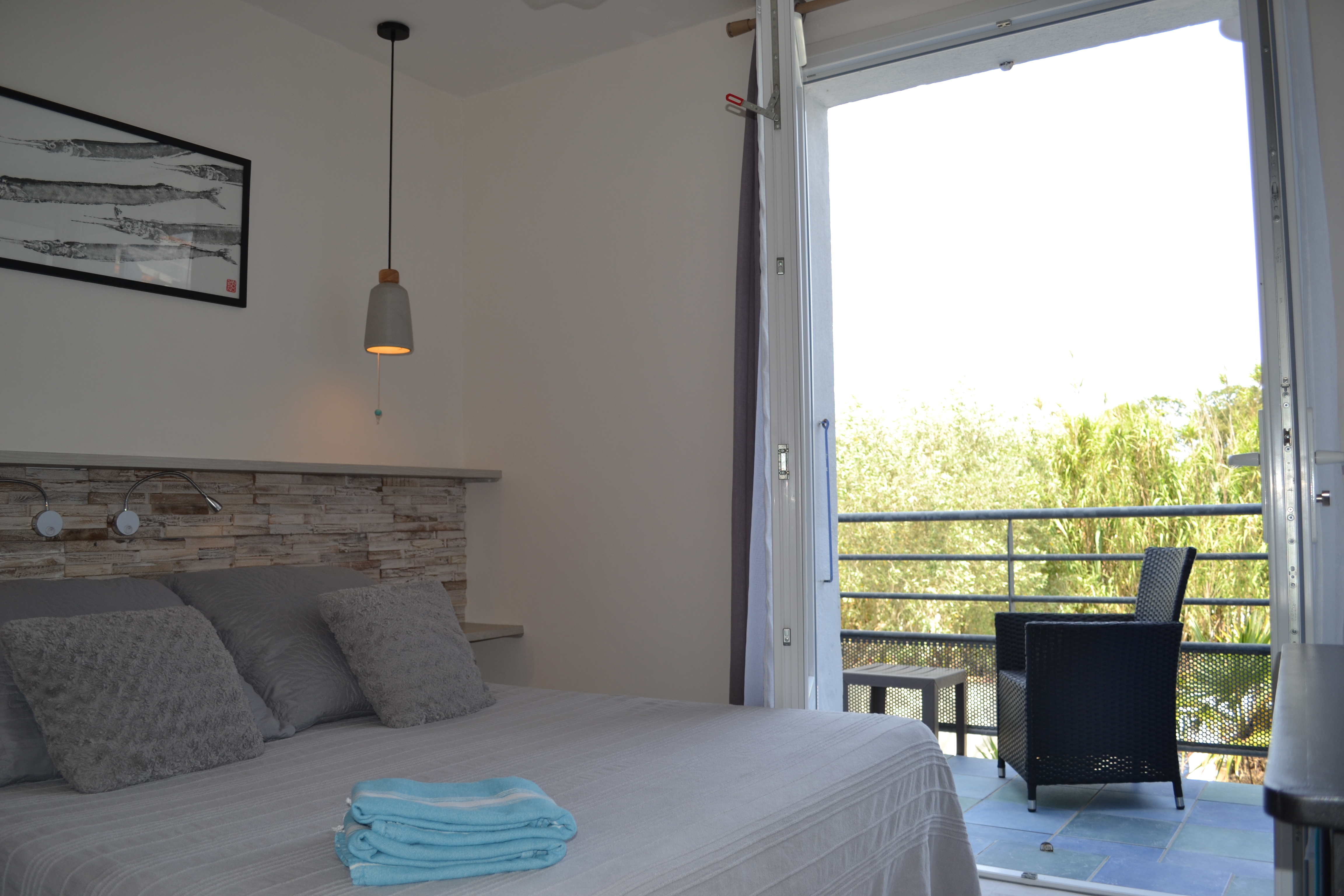 Chambre Solo/Duo terrasse 2 personnes à l'Atlantic Hôtel 3 étoiles sur l'île d'Oléron en Charente Maritime